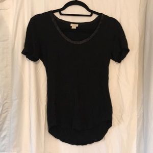 Black tee shirt